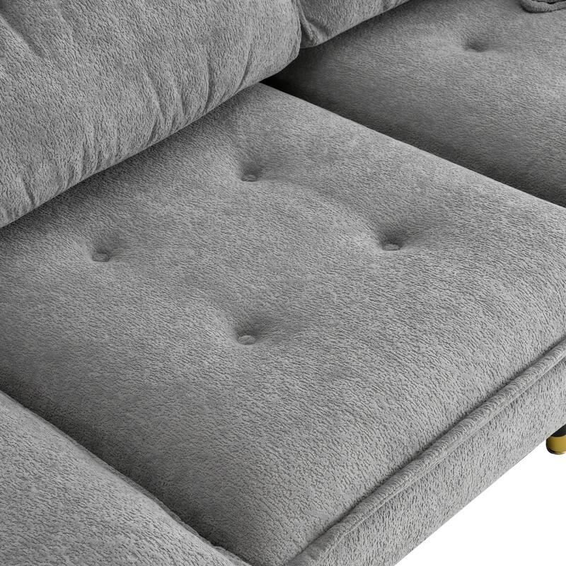 4-seater tufted sofa set