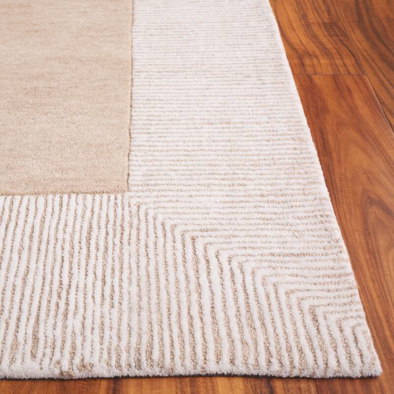SAFAVIEH Handmade Pine Doyna Modern Wool Rug