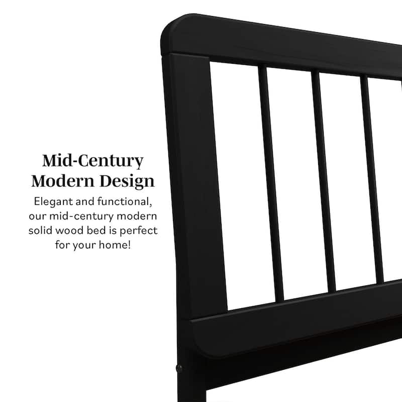 Middlebrook Designs Boho Solid Wood King Spindle Bed