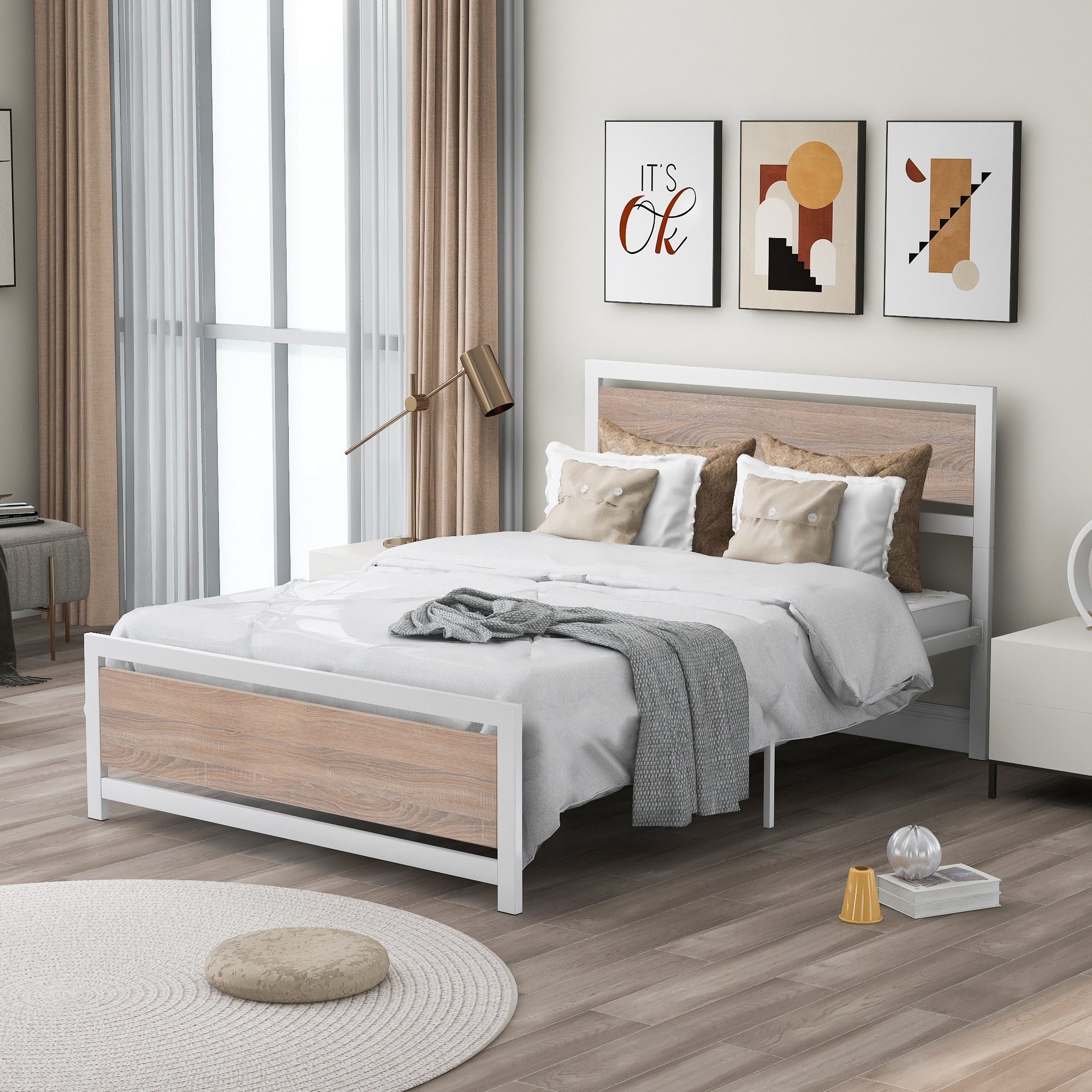 Bed frame sales no footboard