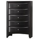 preview thumbnail 22 of 48, Briana Black Storage Platform Bedroom Set