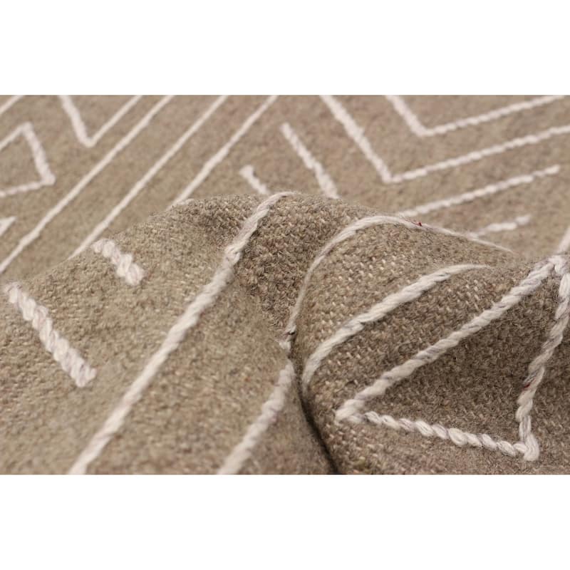 Marrakech Taupe Kilim 5'2" x 7'9" - 5'2 x 7'9