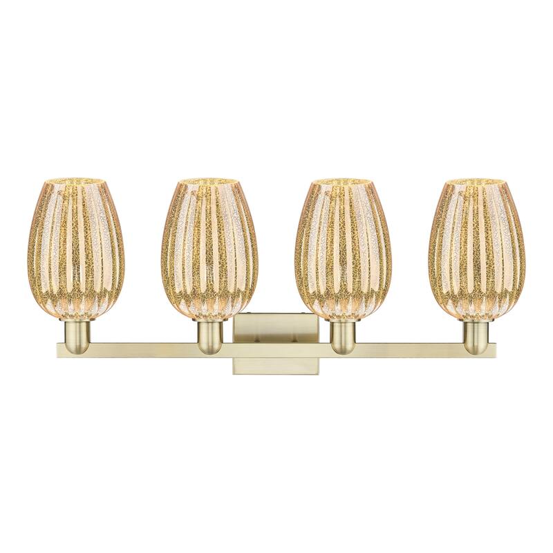 Innovations Lighting Downtown Urban - Preston - 4 Light 36" Flute Shade Bath Vanity Light