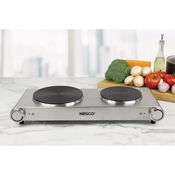 slide 2 of 2, Nesco, Medium, Silver DB-02 Food Warmer Silver