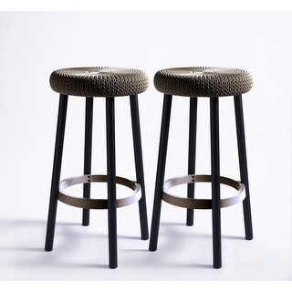 Keter Cozy Knit Bar Stools Set of 2 Bed Bath Beyond 28250324