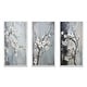 preview thumbnail 2 of 6, Designart "Apple Blossom Harmony XIII" Floral Framed Wall Art Set Of 3 Frame Gallery Wall Set For Home Decor