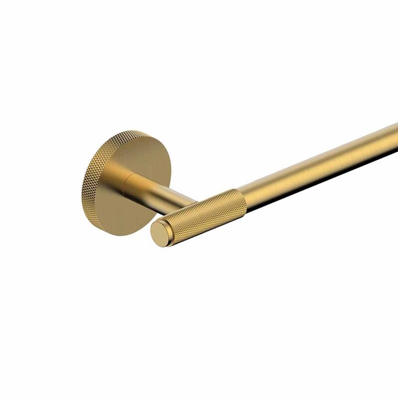 WS Bath Collections Klass WSBC 256810 Klass 18" Towel Bar - Brushed Gold