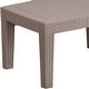 preview thumbnail 8 of 9, Plank-Top Rattan Coffee Table