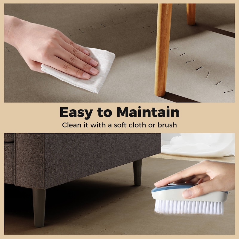 Costway 25/50 Pack-100/200 Sq.Ft. Foam Floor Tiles Interlocking Carpet - See Details