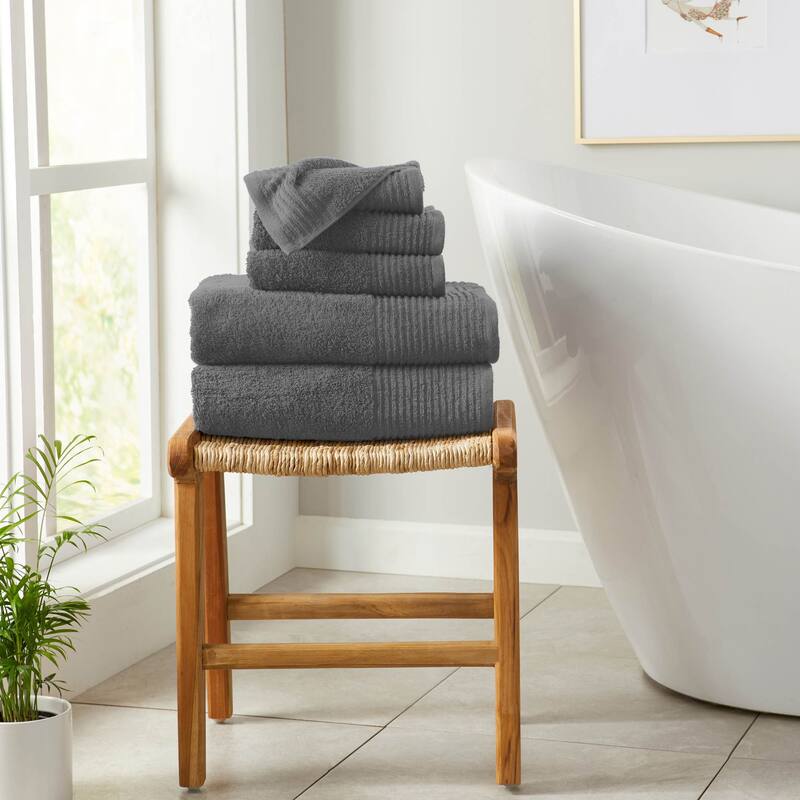 Linery & Co. 100% Featherspun Cotton Quick-Dry Bath Towel