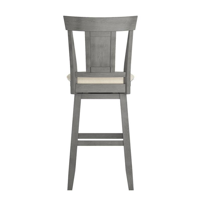 Eleanor Panel Back Wood Swivel Chair by iNSPIRE Q Classic