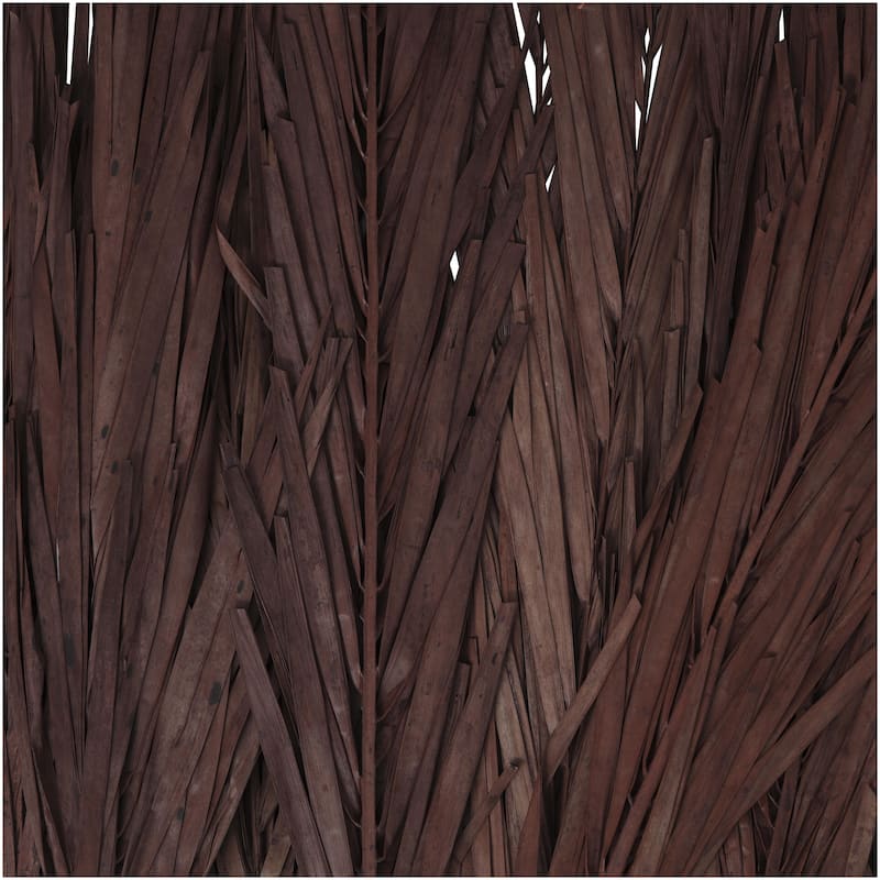 Dried Plant Palm Leaves Tall Home Decor Natural Foliage with Grass - Light Brown, Dark Brown, Green - Roche River Decor