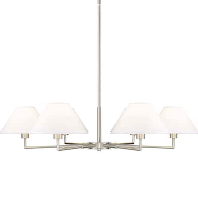 Z-Lite 744-44R Leila 6 Light 44" Wide Chandelier