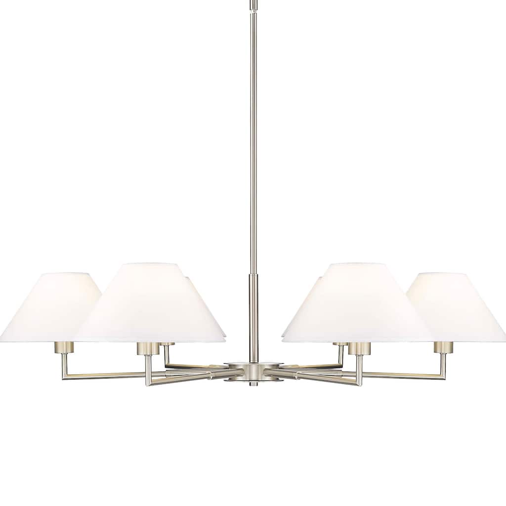 Z-Lite 744-44R Leila 6 Light 44" Wide Chandelier