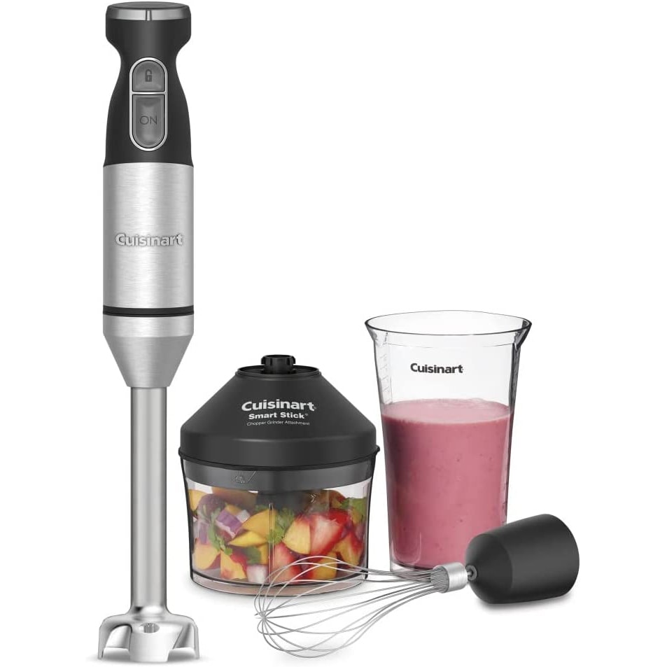 HOMCOM 4-Piece Electric Hand Mixer Set with Handheld Immersion Blender and  Electric Chopper, Cooking Gift - On Sale - Bed Bath & Beyond - 35263599