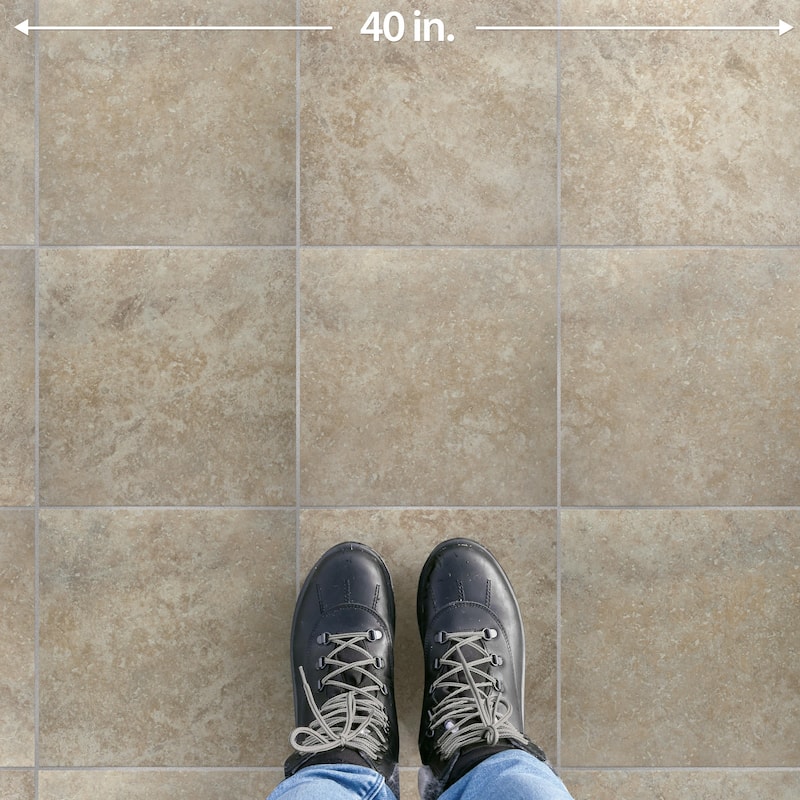 Merola Tile Roma Taupe 13" x 13" Porcelain Floor and Wall Tile