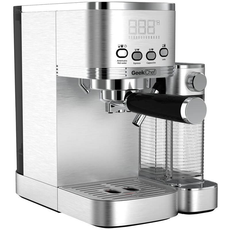 Stainless Steel 20 Bar Espresso Machine with ESE POD Filter and