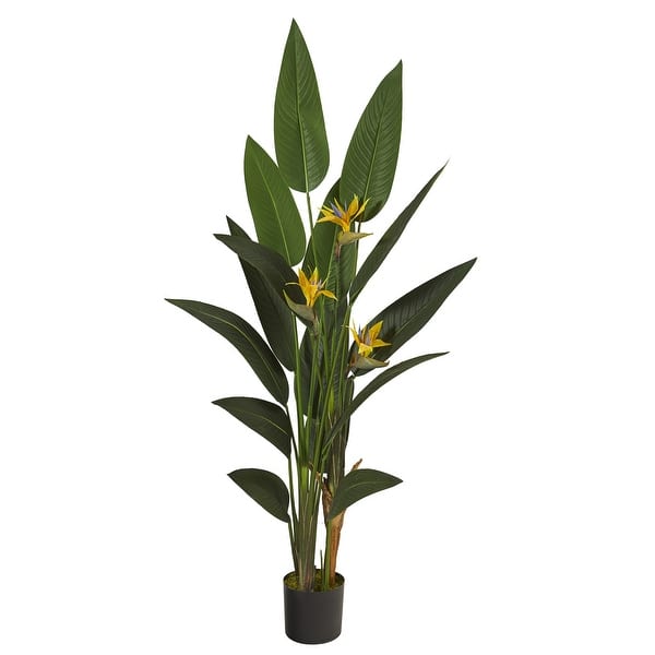 Nearly Natural 6' Bird of Paradise Artificial Plant Green