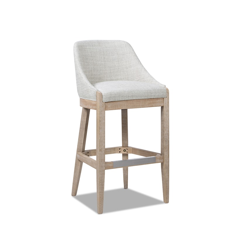 Newport 26.5" Curved Back Upholstered Counter Stool