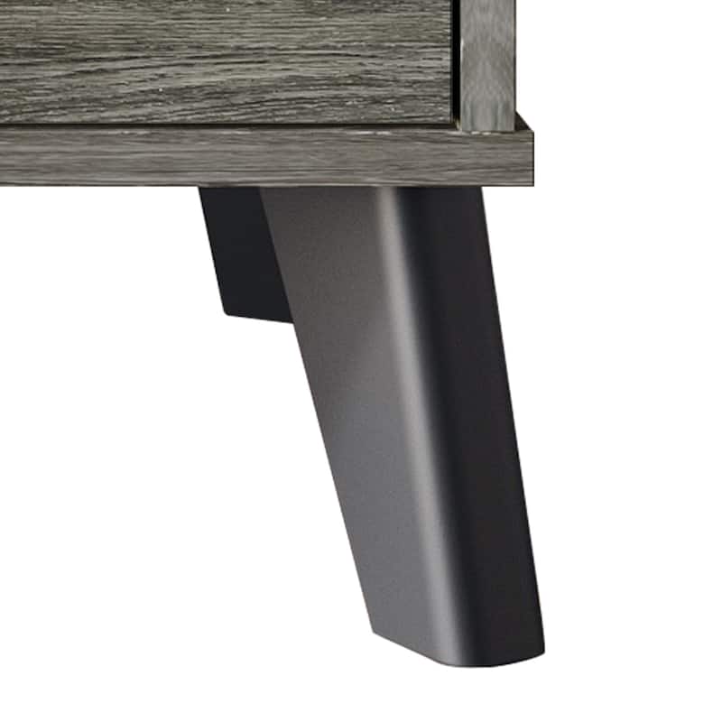 CraftPorch Chic and Vintage Wooden Nightstand with 2 drawers
