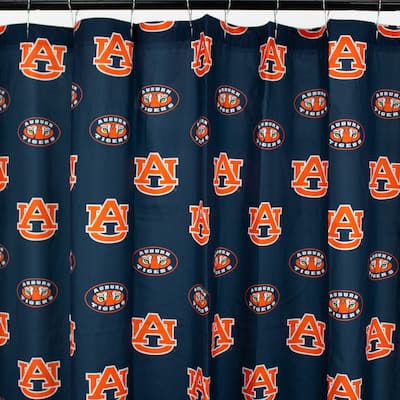 Clemson Tigers Printed Shower Curtain Cover - 70" x 72"