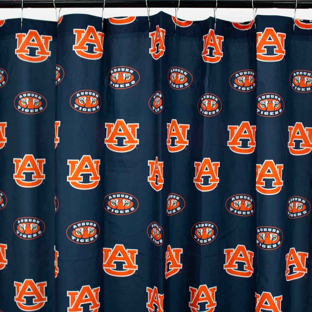 Clemson Tigers Printed Shower Curtain Cover - 70" x 72"