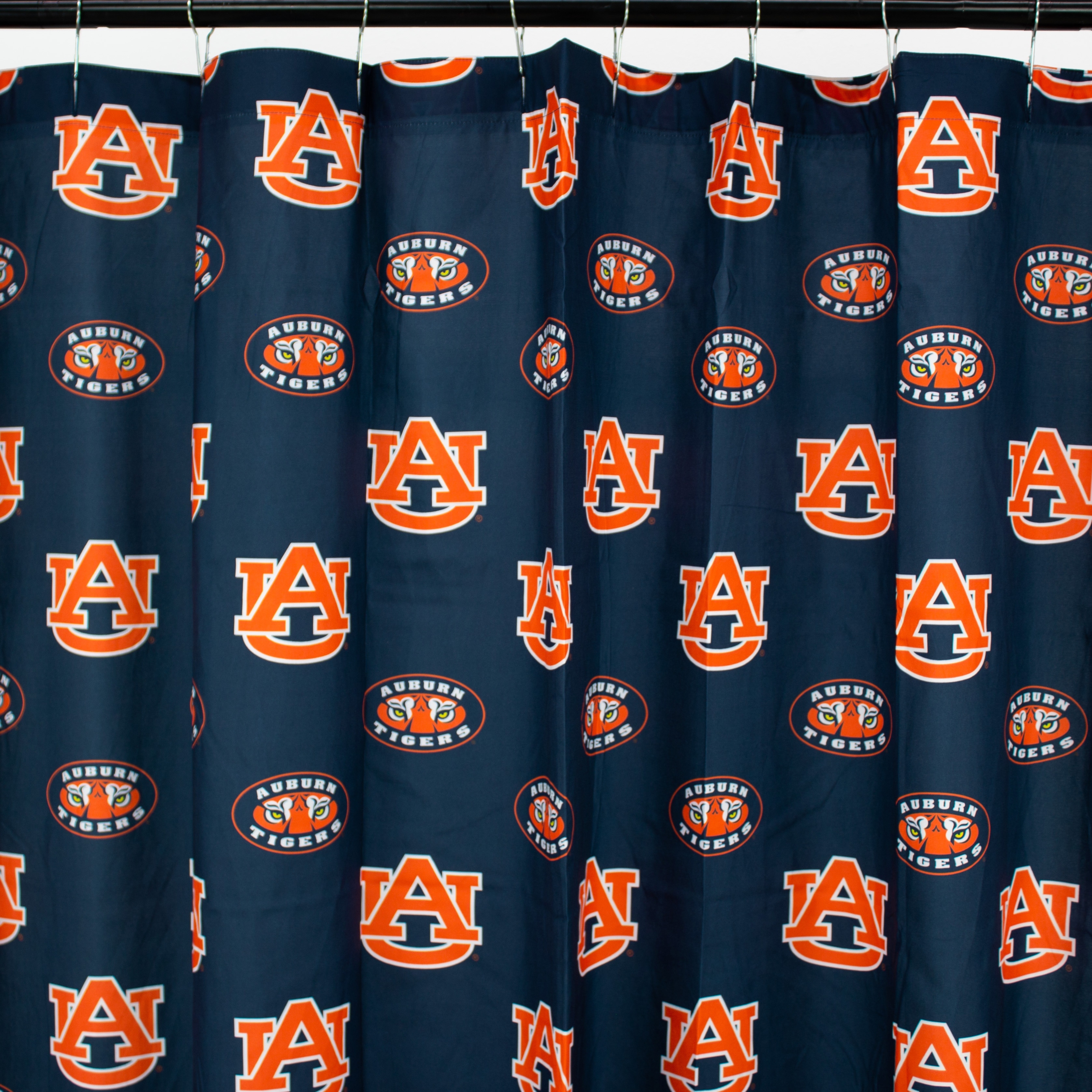 Clemson Tigers Printed Shower Curtain Cover - 70" x 72"