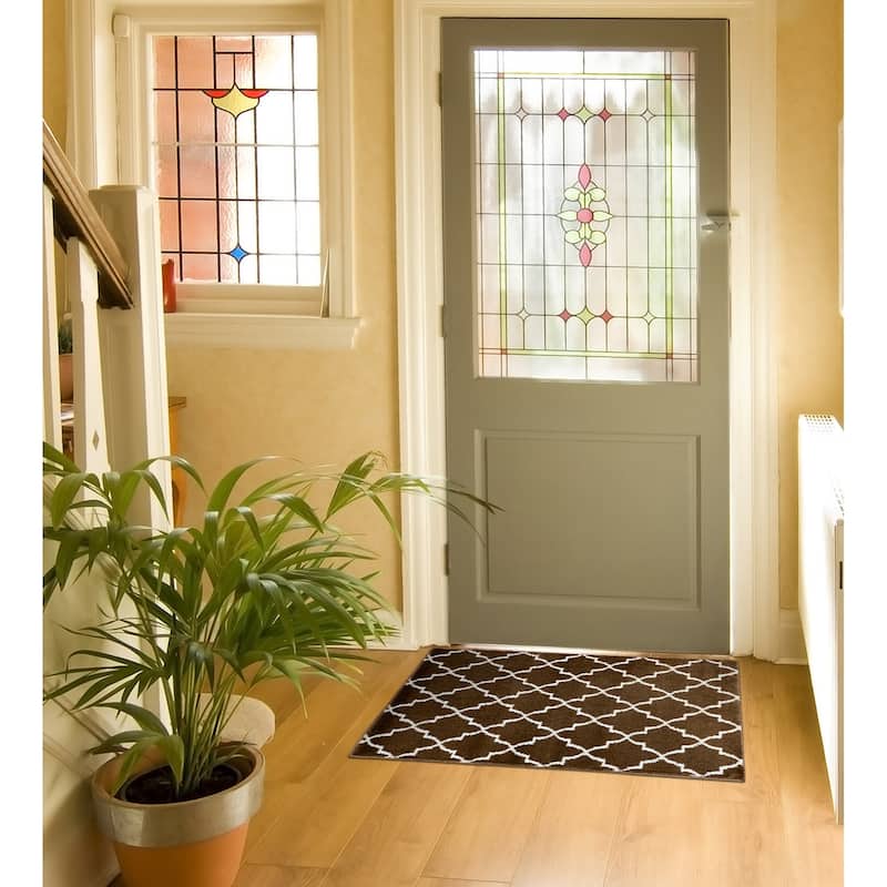SUSSEXHOME Stair Treads Non-Skid Multi-Color Safety Stair Mat, Landing Rug