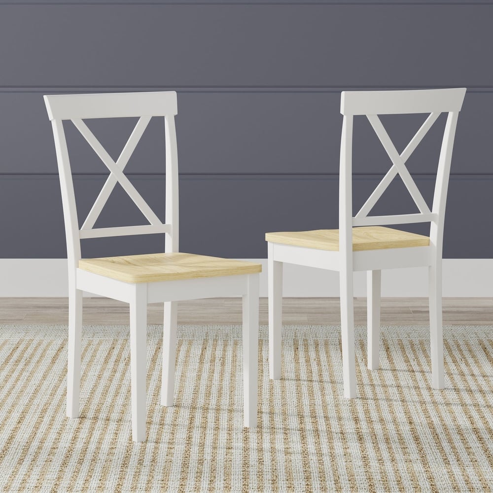 X-Back Solid Wood Dining Chair (Set of 2)
