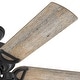 preview thumbnail 5 of 15, Hunter 52" Starklake Outdoor Ceiling Fan with LED Light Kit, Pull Chain, Damp Rated, Industrial, Farmhouse, Rustic