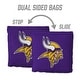 preview thumbnail 4 of 3, Minnesota Vikings NFL Dual Sided Pro Stop & Slide Cornhole Bags