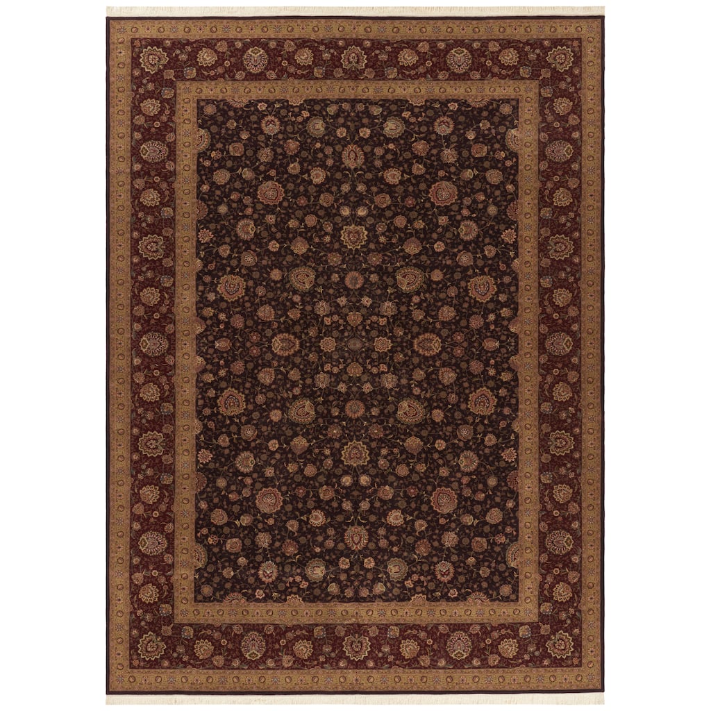 SAFAVIEH Couture Hand-knotted Tabriz Floral Imane Traditional Oriental Wool