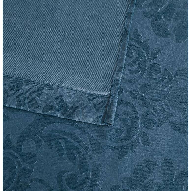 Gracewood Hollow Plakalo Embossed Thermal-weaved Blackout Grommet Drapery Curtains