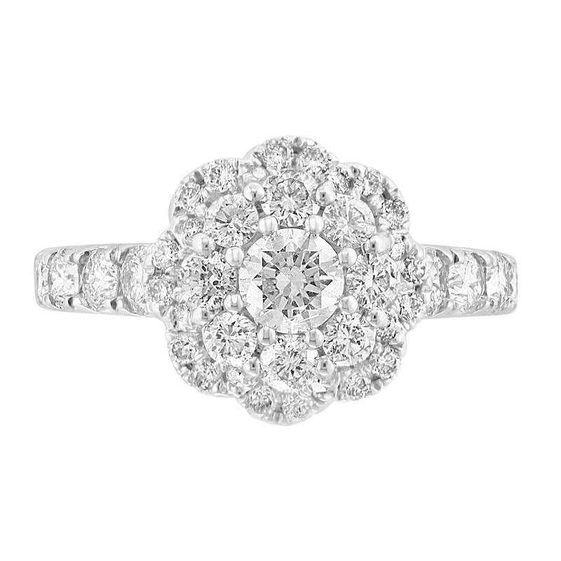 Effy Women's 14K White Gold Diamond Ring