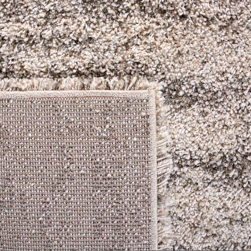 SAFAVIEH Hudson Shag Lulzime Modern Abstract 2-inch Thick Rug