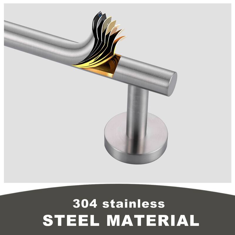 WOWOW Mutiple length Wall Mounted Stainless Steel Towel Bar
