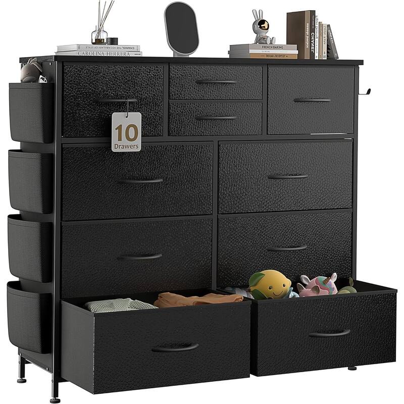 10 Drawer Dresser Closet Storage Tower Organizer Unit for Bedroom