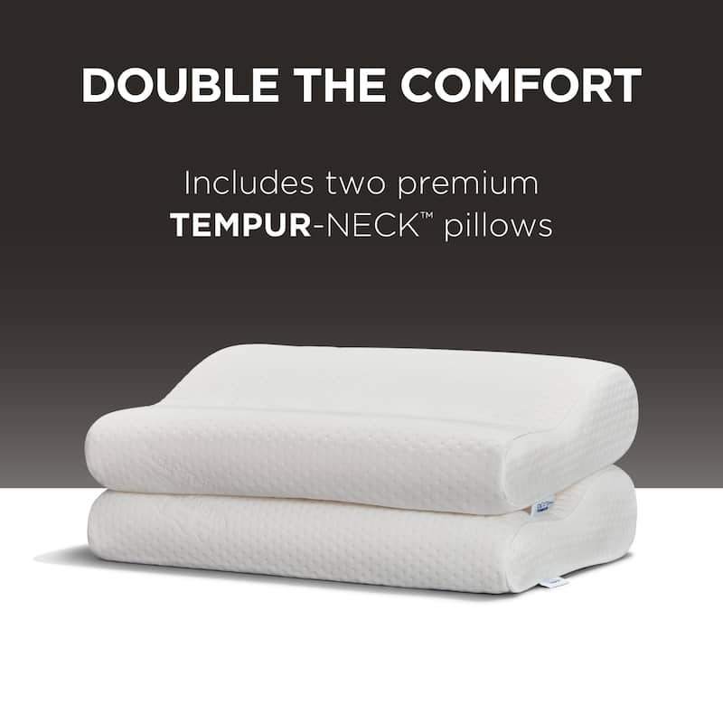 Tempur-Pedic TEMPUR-Neck Pillow - Low Loft - Set of 2