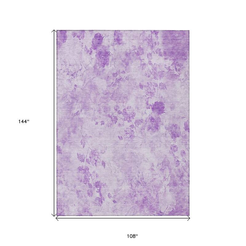 HomeRoots Floral Transitional Rectangle Outdoor Rug