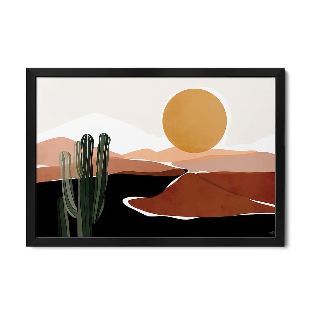 Desert Calm Premium Framed Poster by Bria Nicole