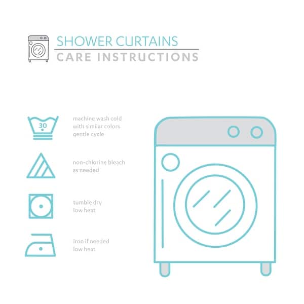 Lush Decor Linen Button Shower Curtain On Sale Overstock