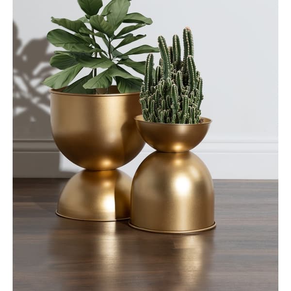 slide 2 of 15, Kate and Laurel Volz Tabletop Planter Set - 2 Piece