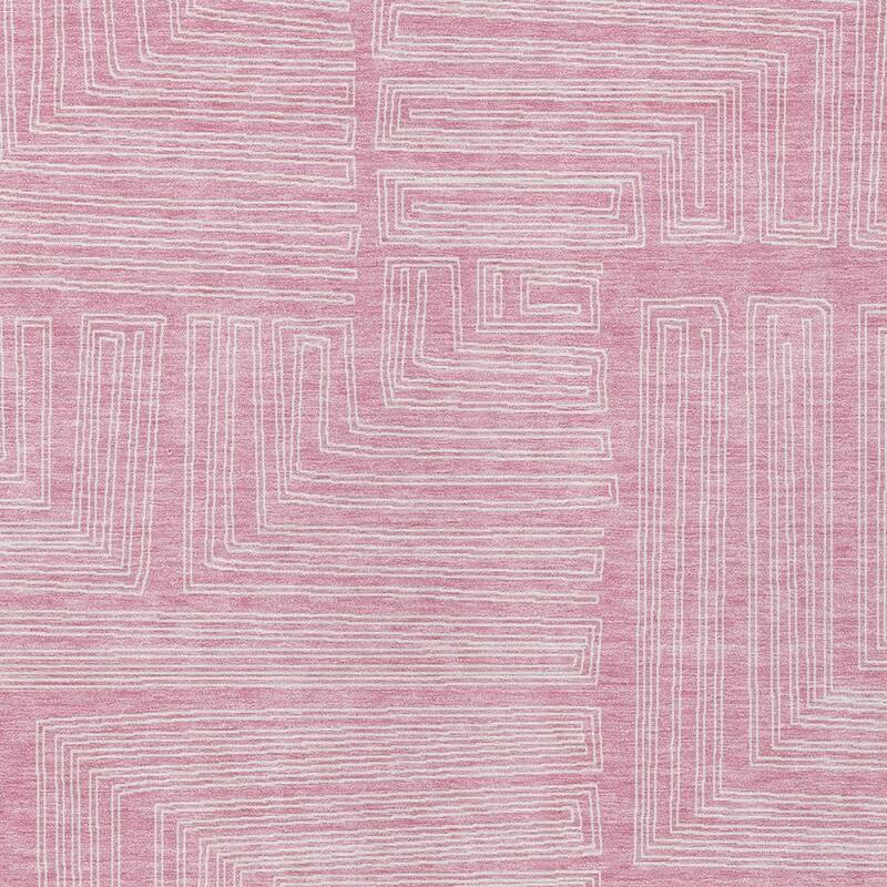 HomeRoots Geometric Transitional Rectangle Outdoor Rug