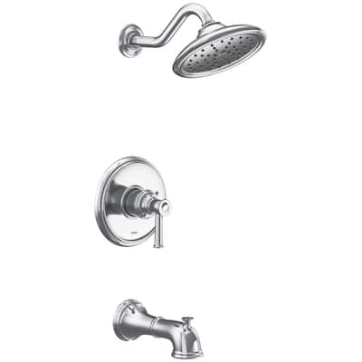 Moen Belfield Tub and Shower Trim Package with 1.75 GPM Single