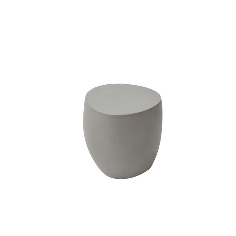 Elementi Home Ikaria Concrete Side Table - 19.1 X 19.1 X 20 - Space Grey