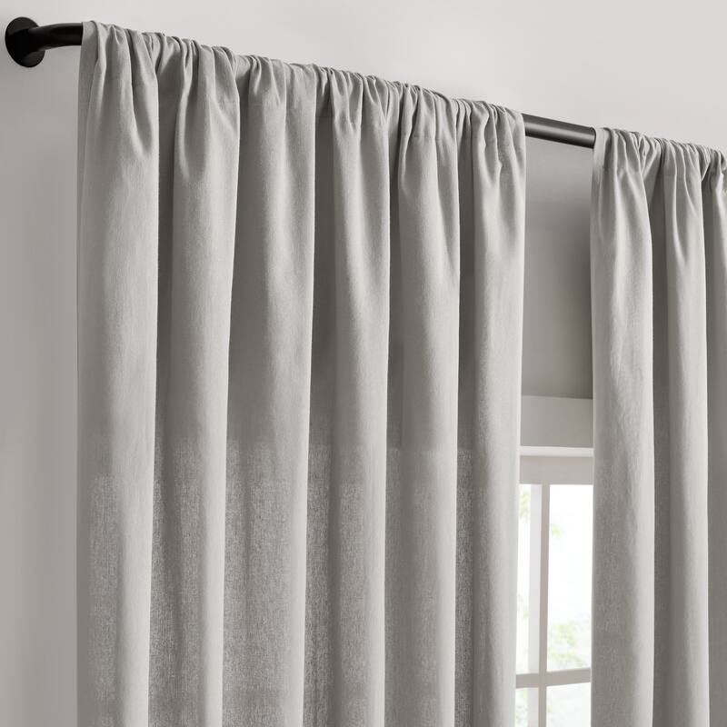 Mercantile Lucinda Light Filtering Ringed Window Curtain Panel