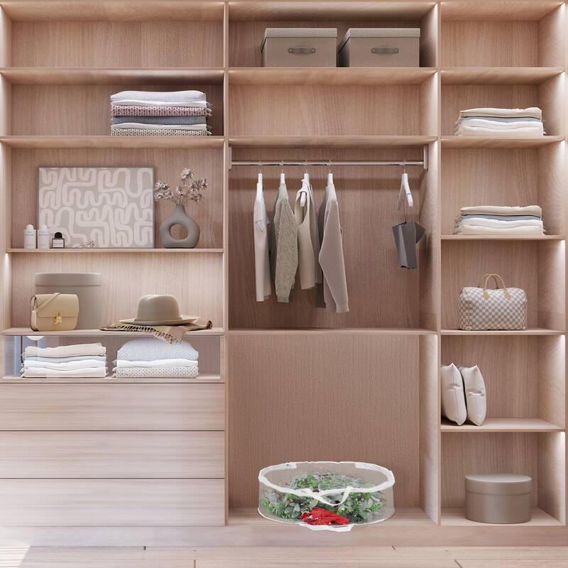 1 Pack Clothes Storage,Foldable Storage Bags,Moving Bags for Organizing Christmas Decorations,Closet Organizers and Storage