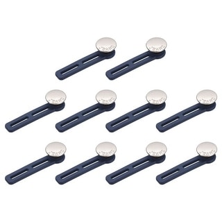 Button Extenders, 8pcs Alloy & Silicone Button Extenders for  Jean(Silver,1.38) - Silver - Bed Bath & Beyond - 37559167