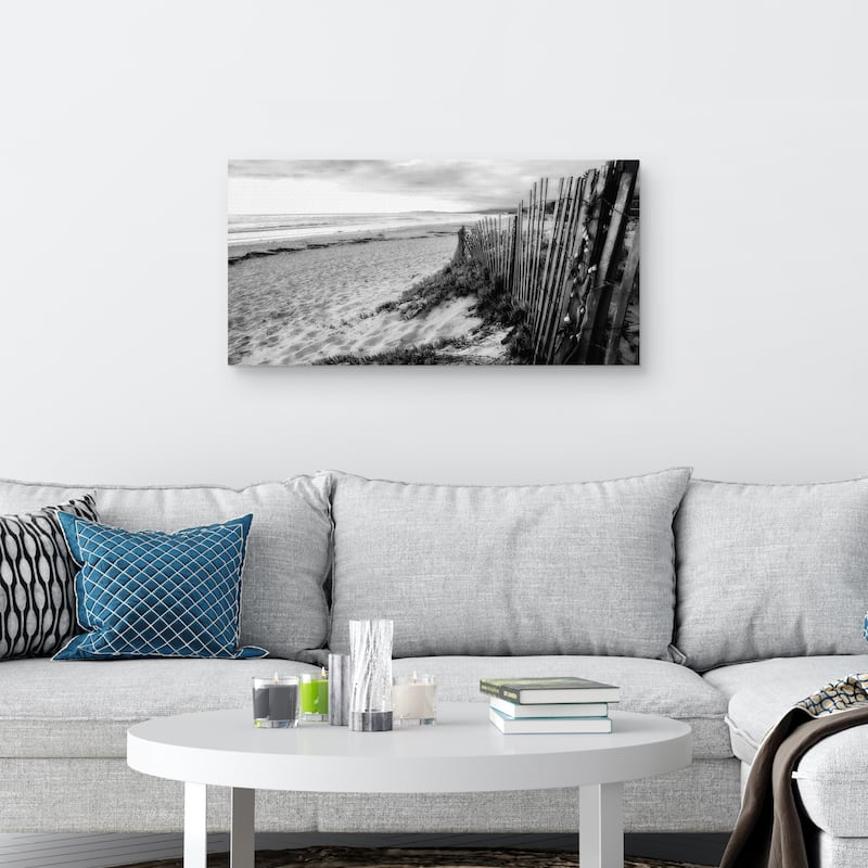 Fence with Ornaments Canvas Art Print