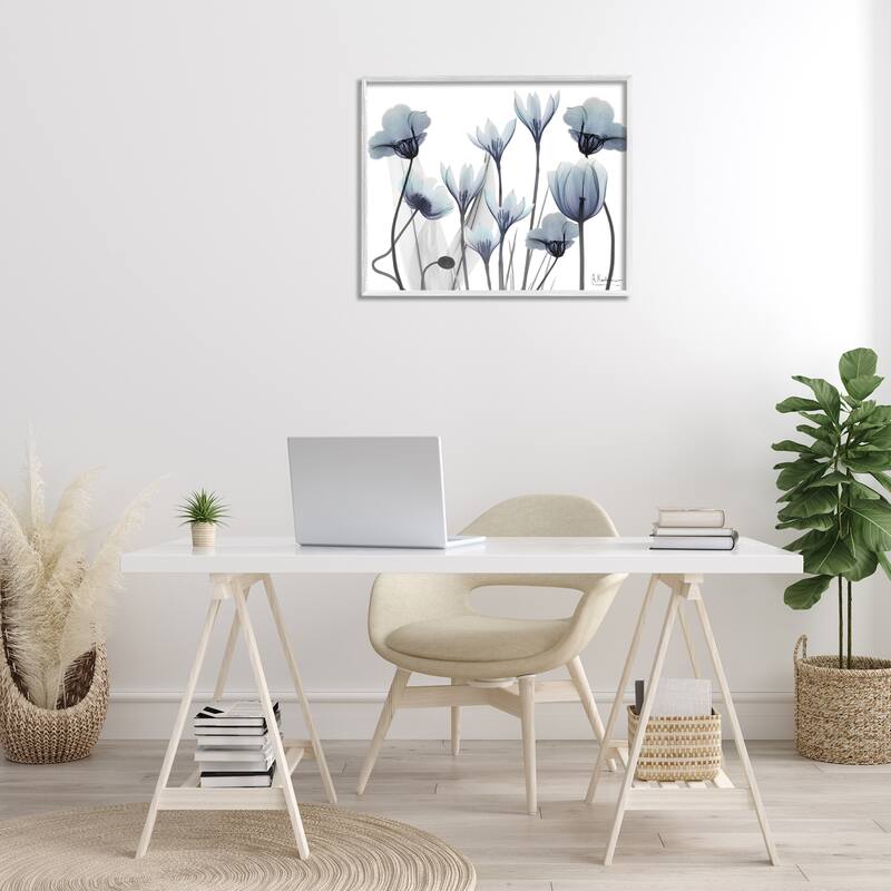Stupell Delicate Mixed Chic Blooms Framed Giclee Art Design By Albert Koetsier